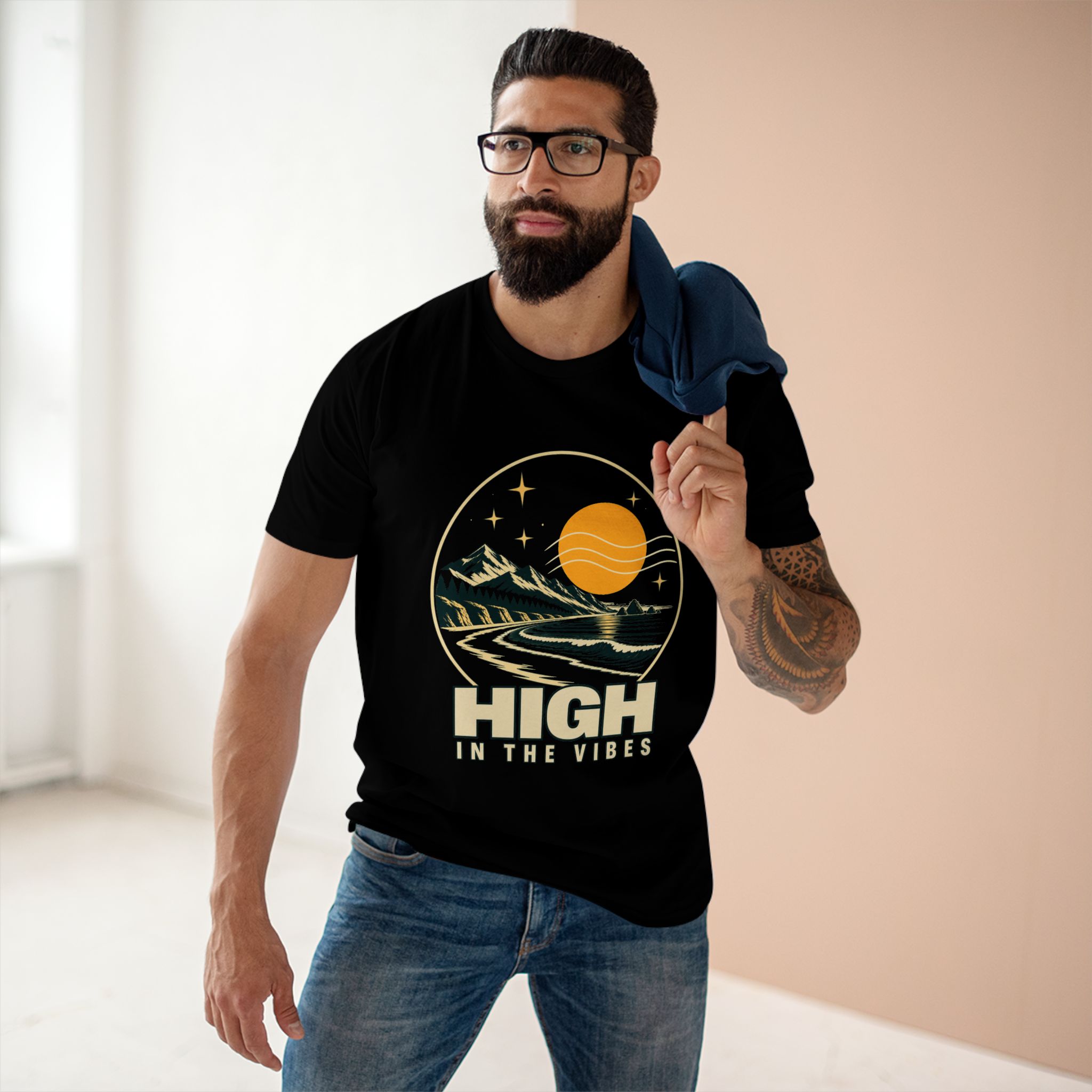 High in the Vibes - Premium T-Shirt - Image 7