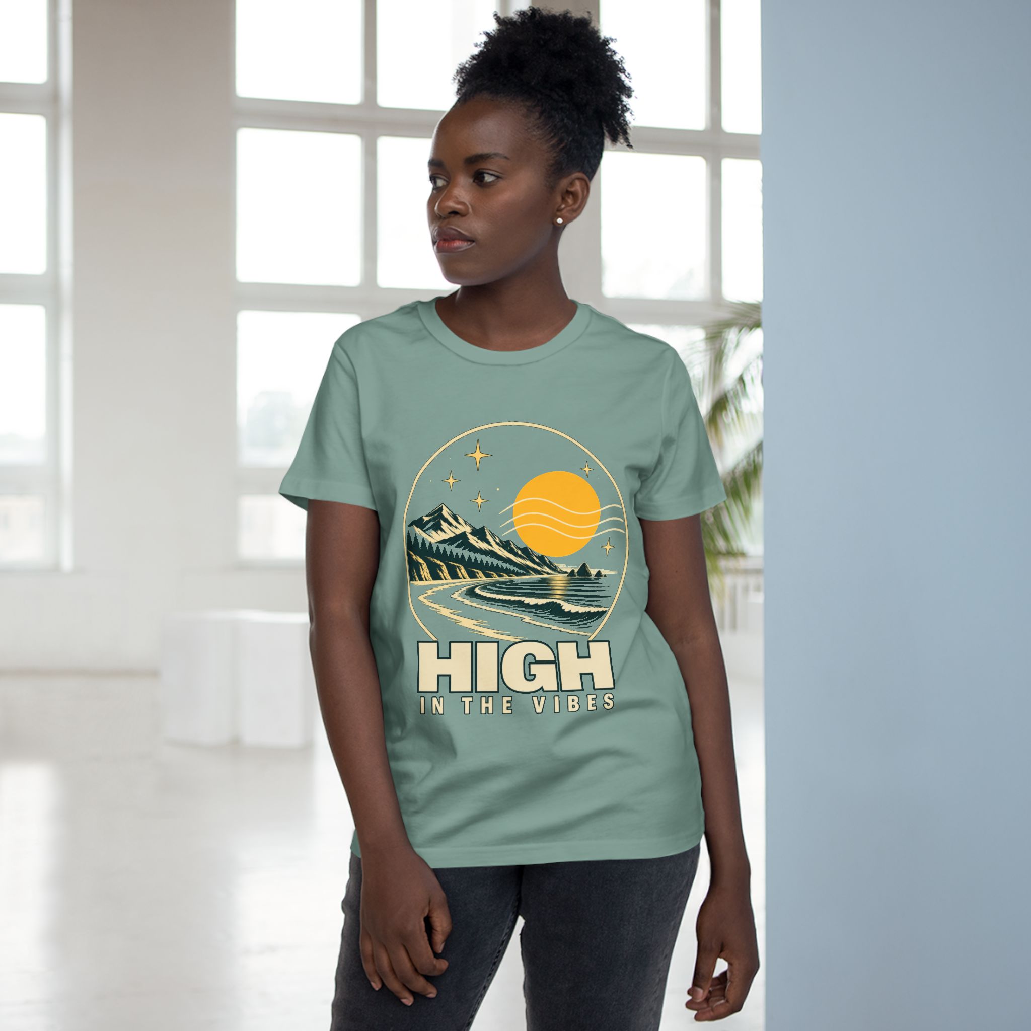 Women’s High in the Vibes Premium Tee - Image 17