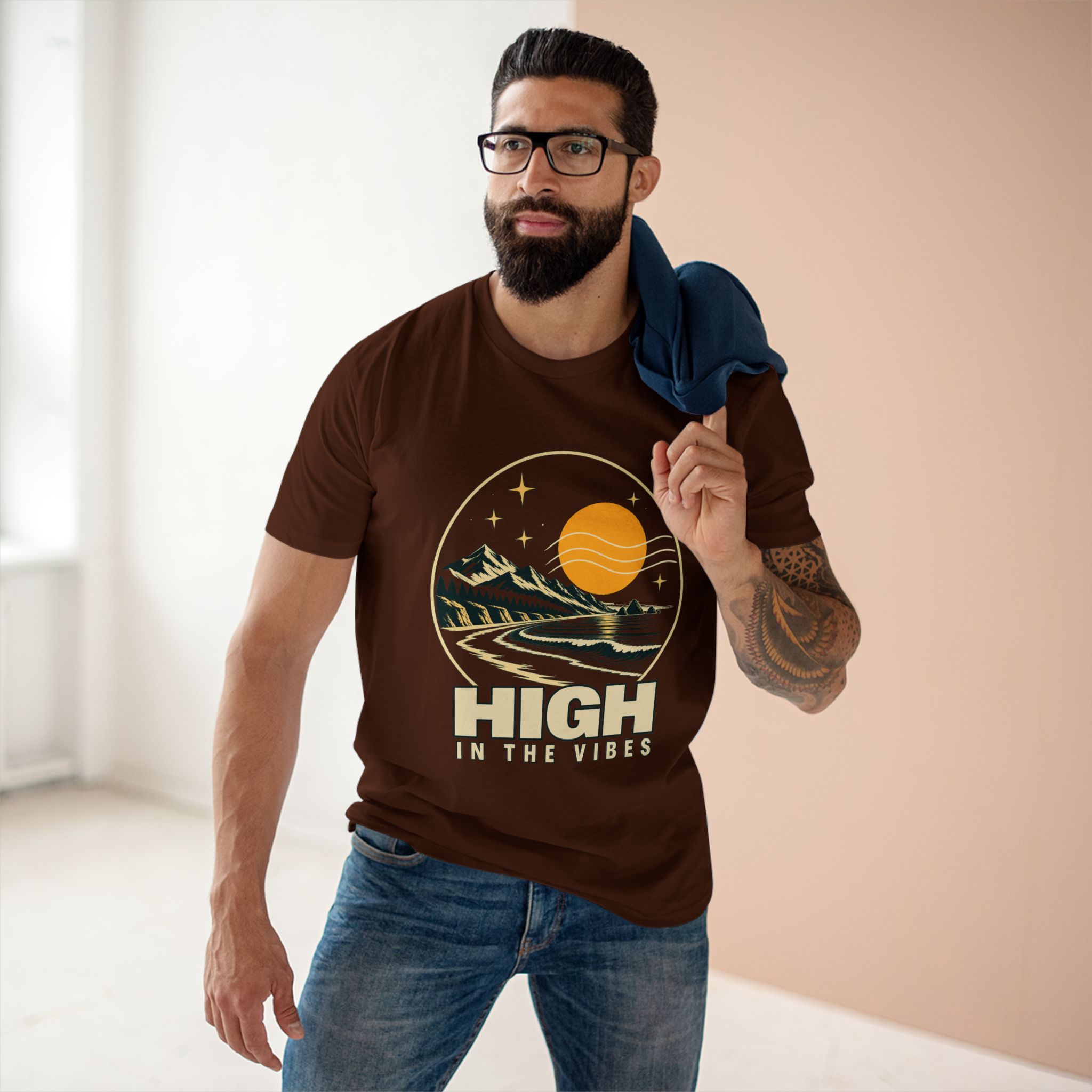 High in the Vibes - Premium T-Shirt - Image 15
