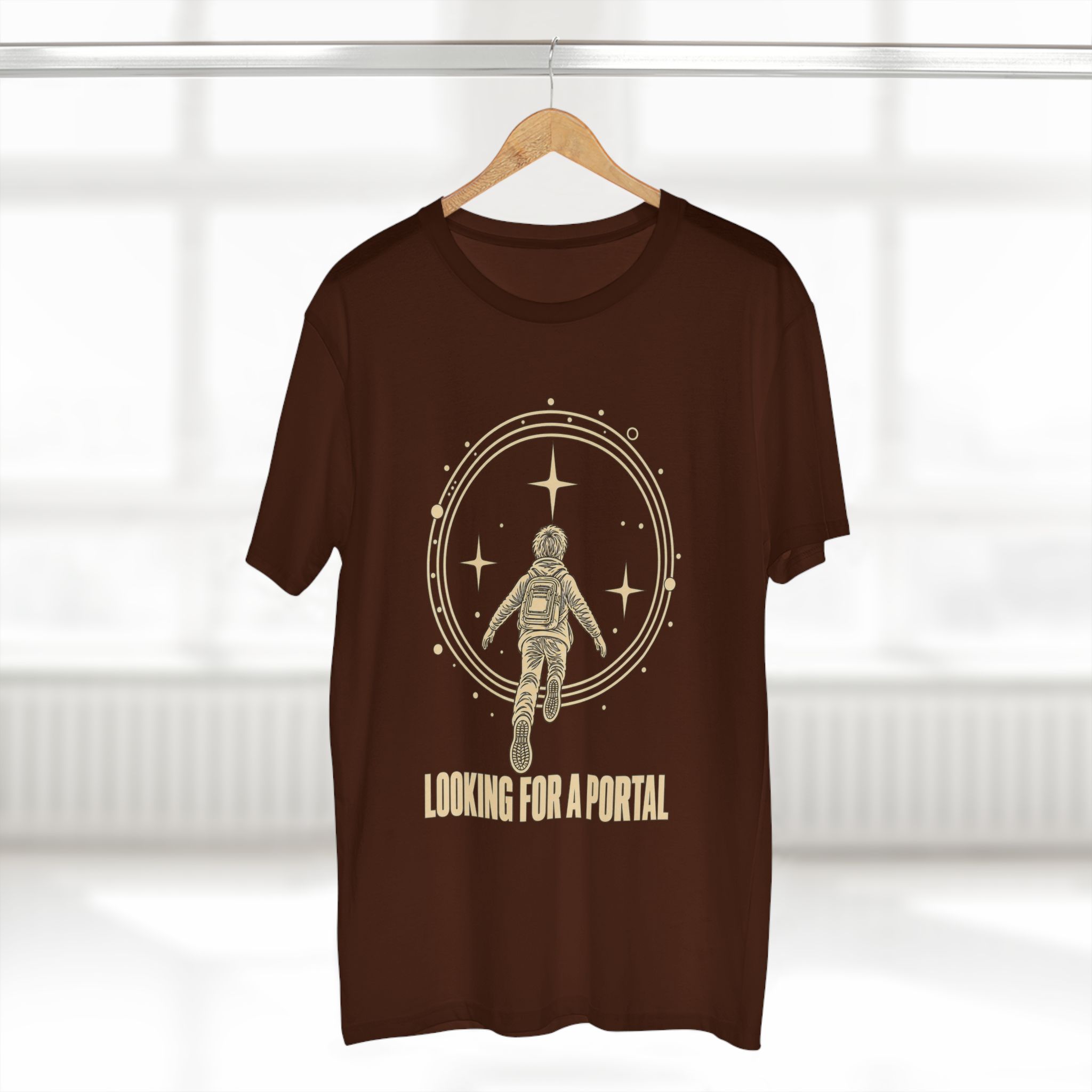 Looking for a Portal — Premium T-Shirt - Image 28
