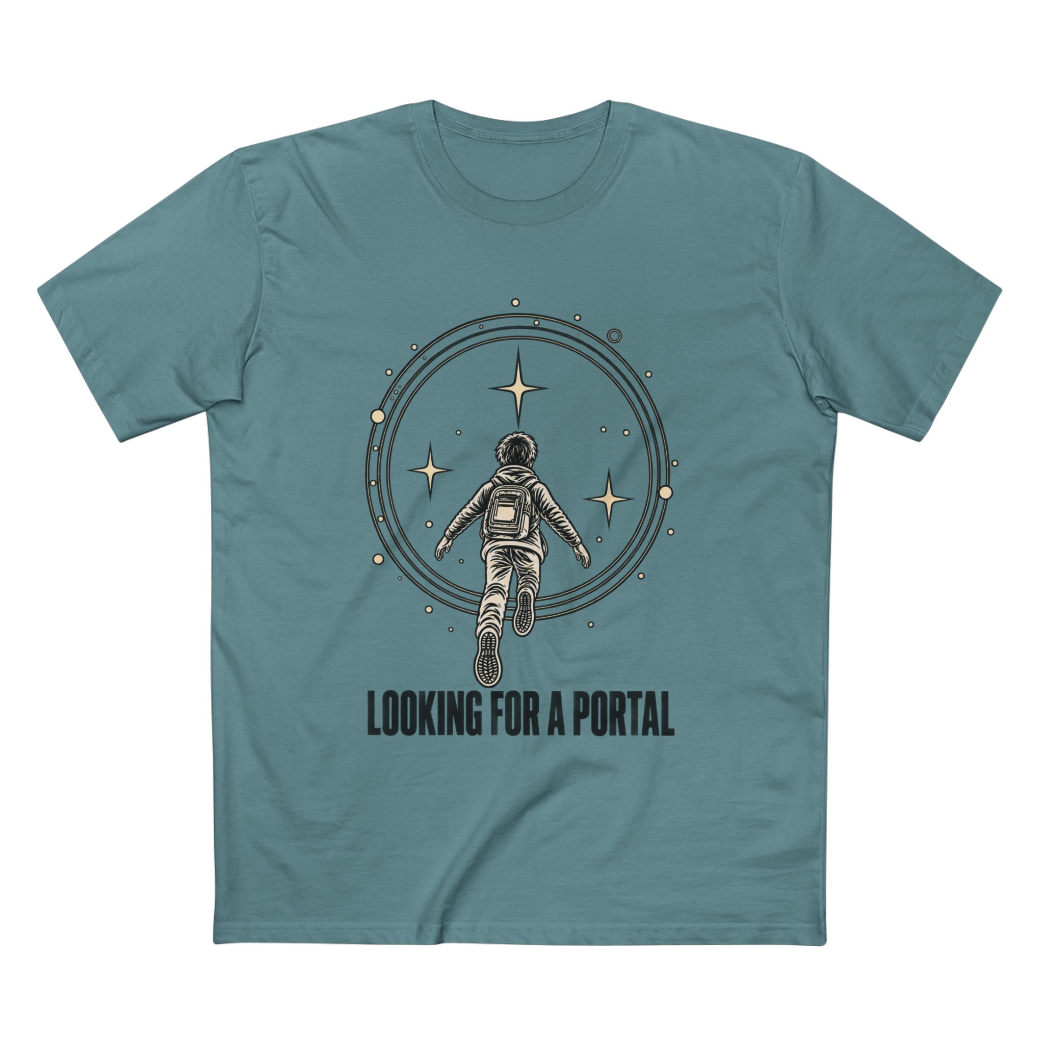 Looking for a Portal — Premium T-Shirt - Image 9