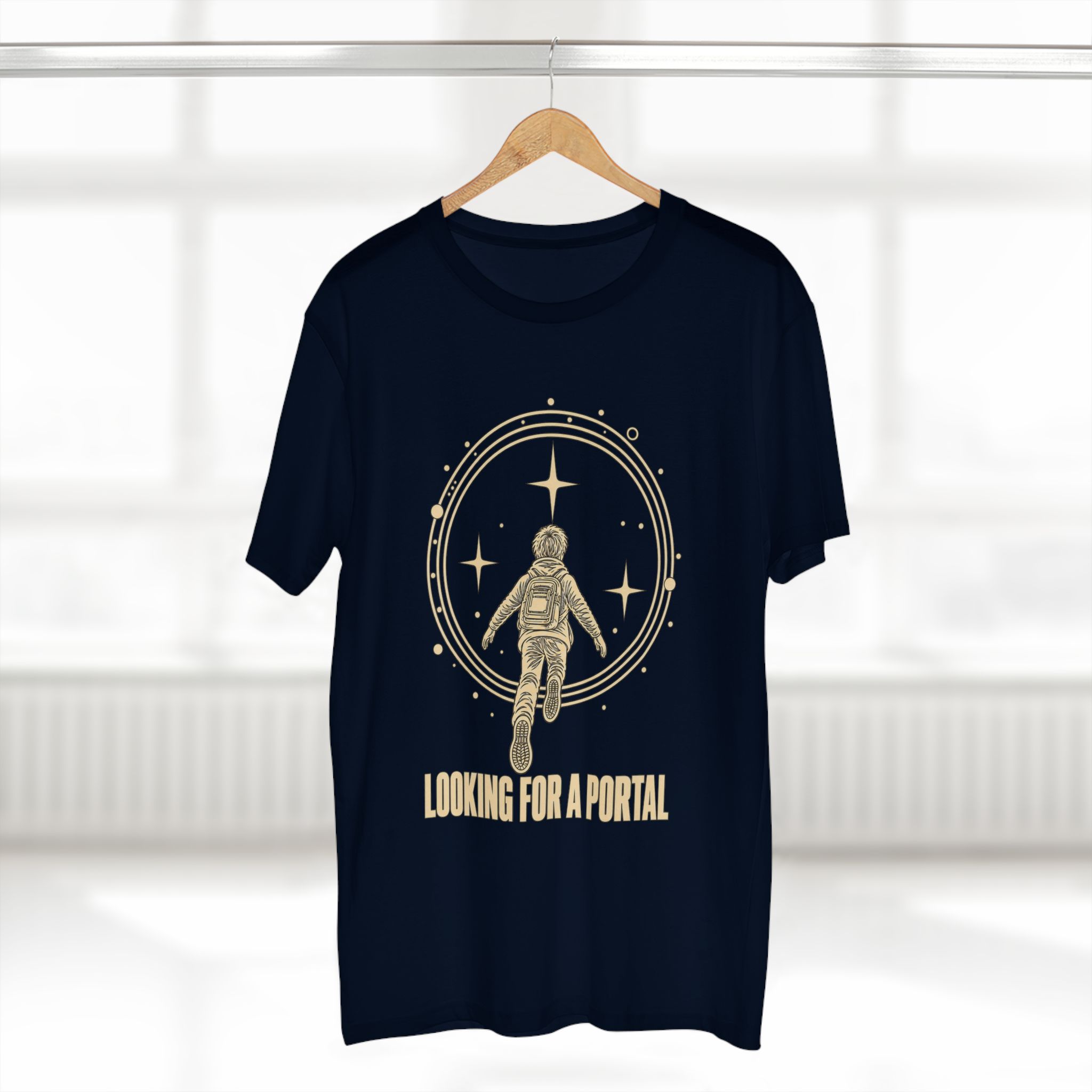 Looking for a Portal — Premium T-Shirt - Image 24