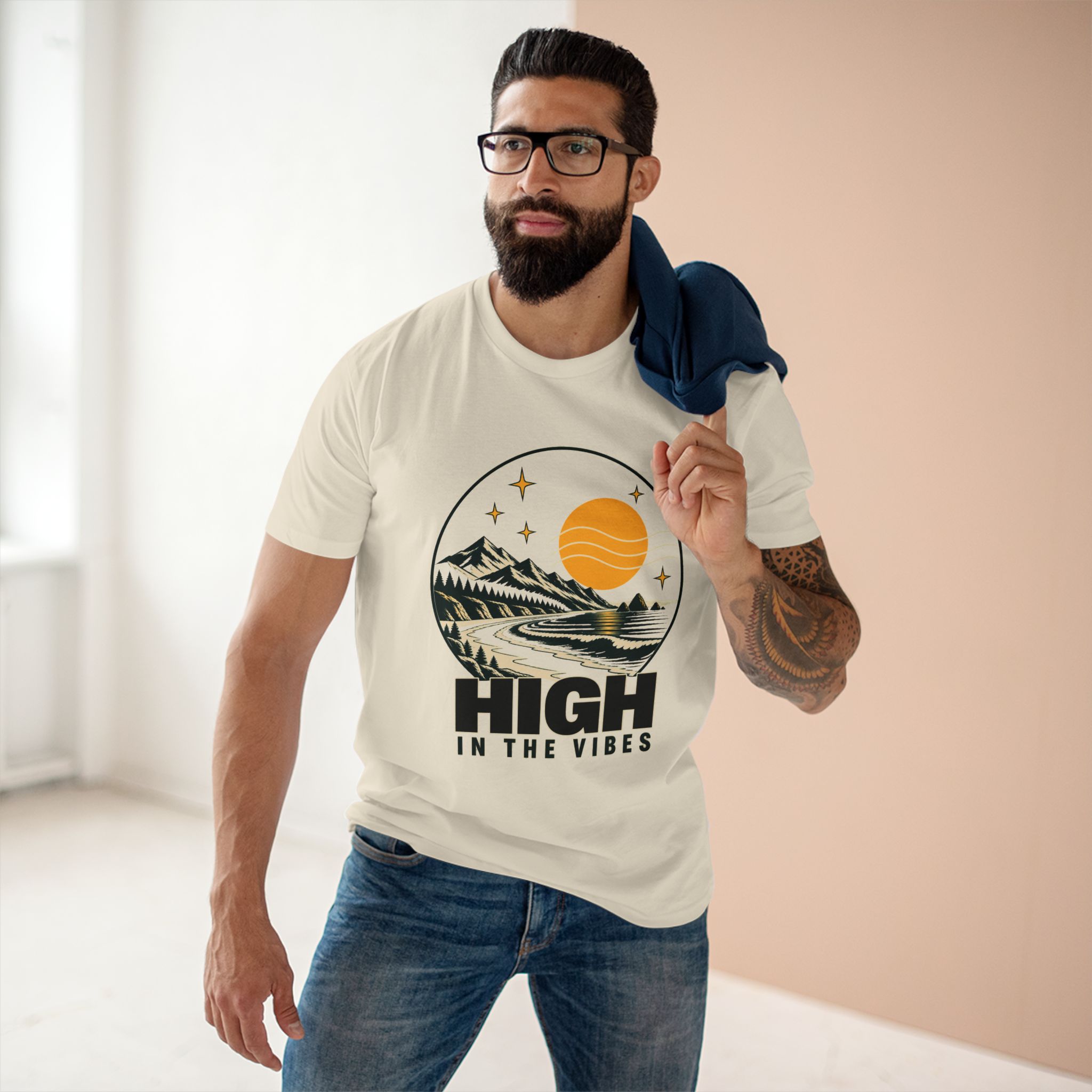 High in the Vibes - Premium T-Shirt - Image 11