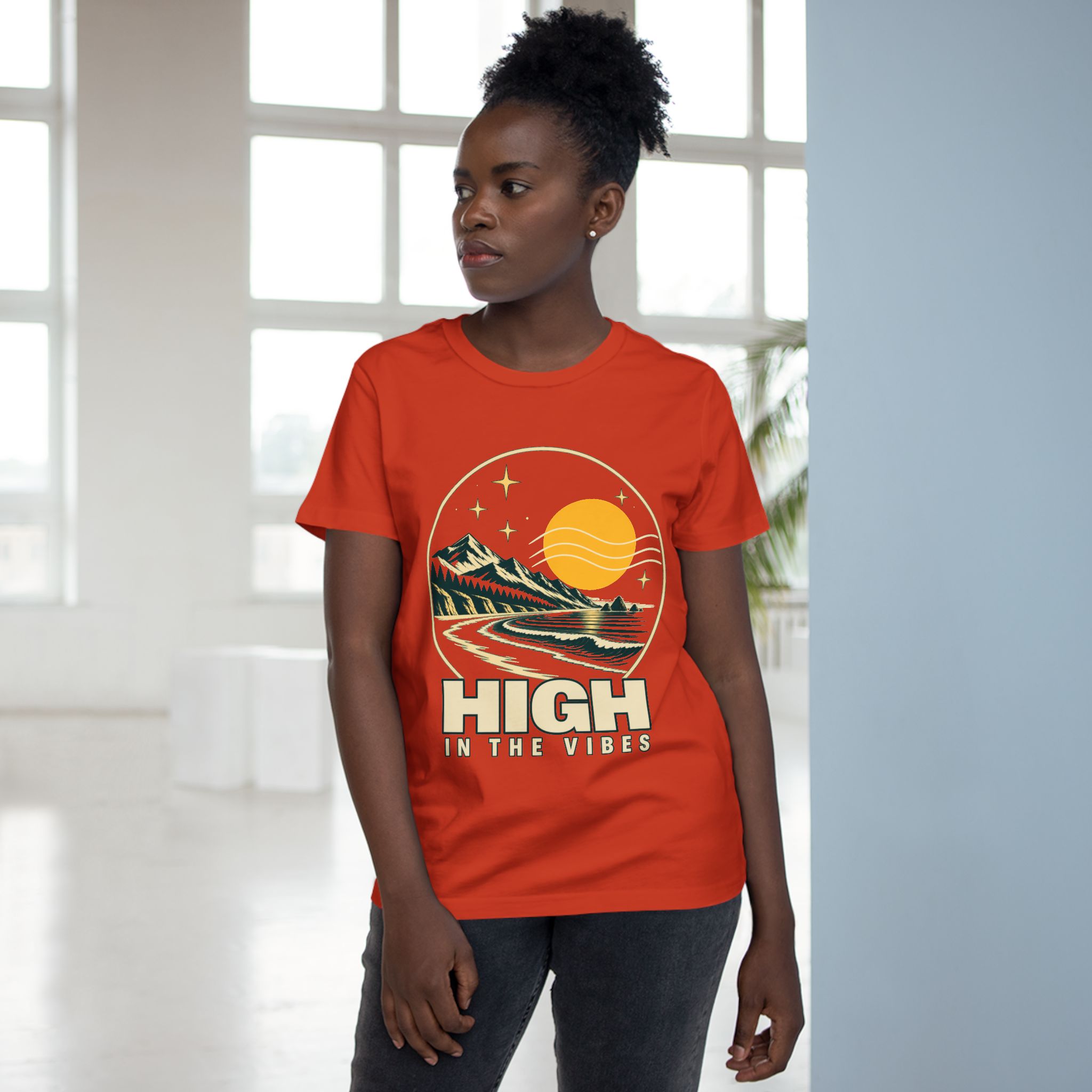 Women’s High in the Vibes Premium Tee - Image 13