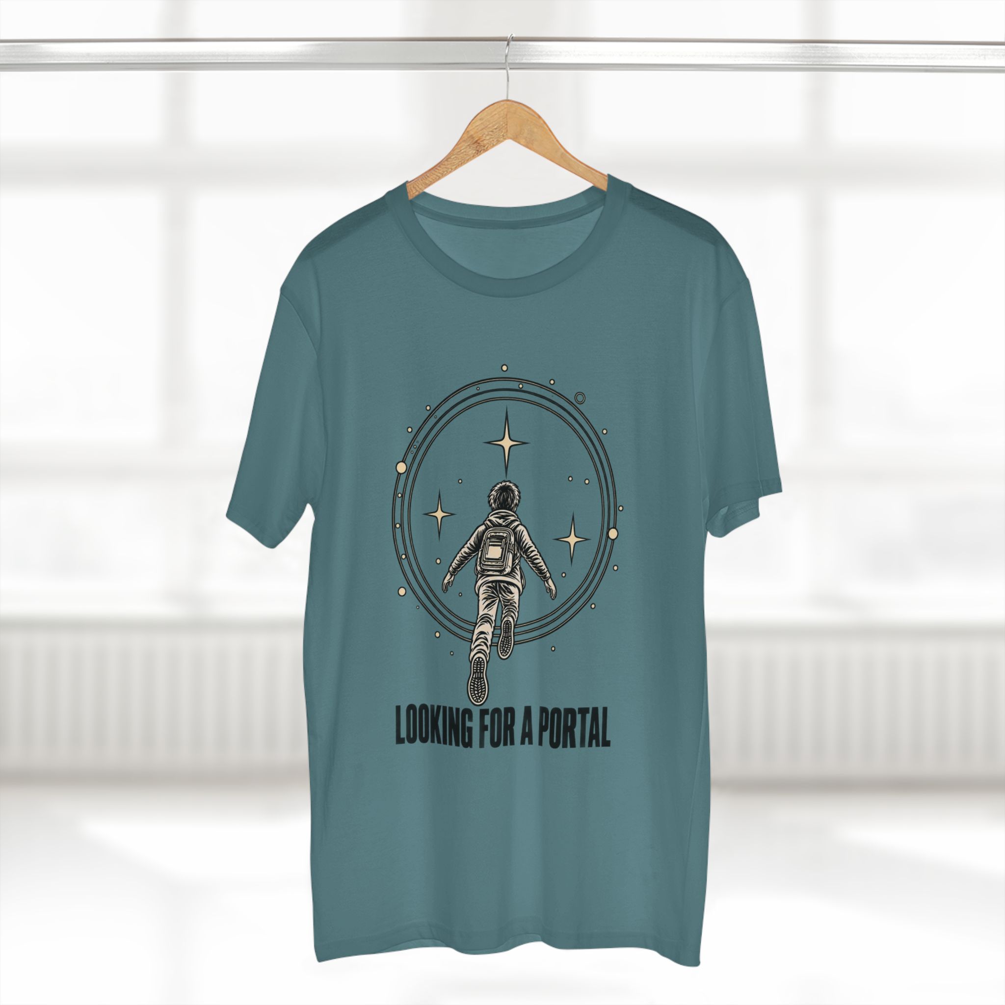 Looking for a Portal — Premium T-Shirt - Image 12