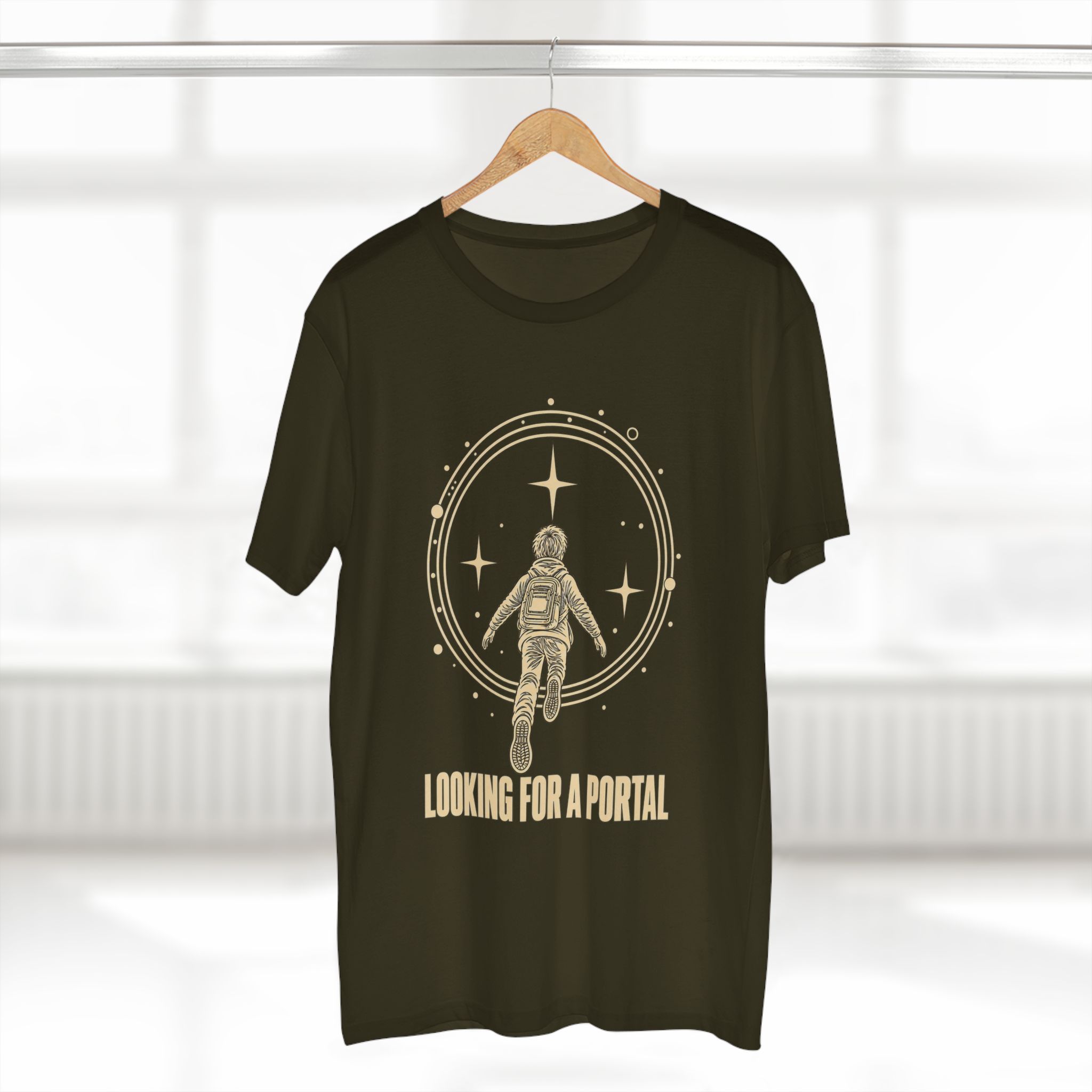 Looking for a Portal — Premium T-Shirt - Image 8