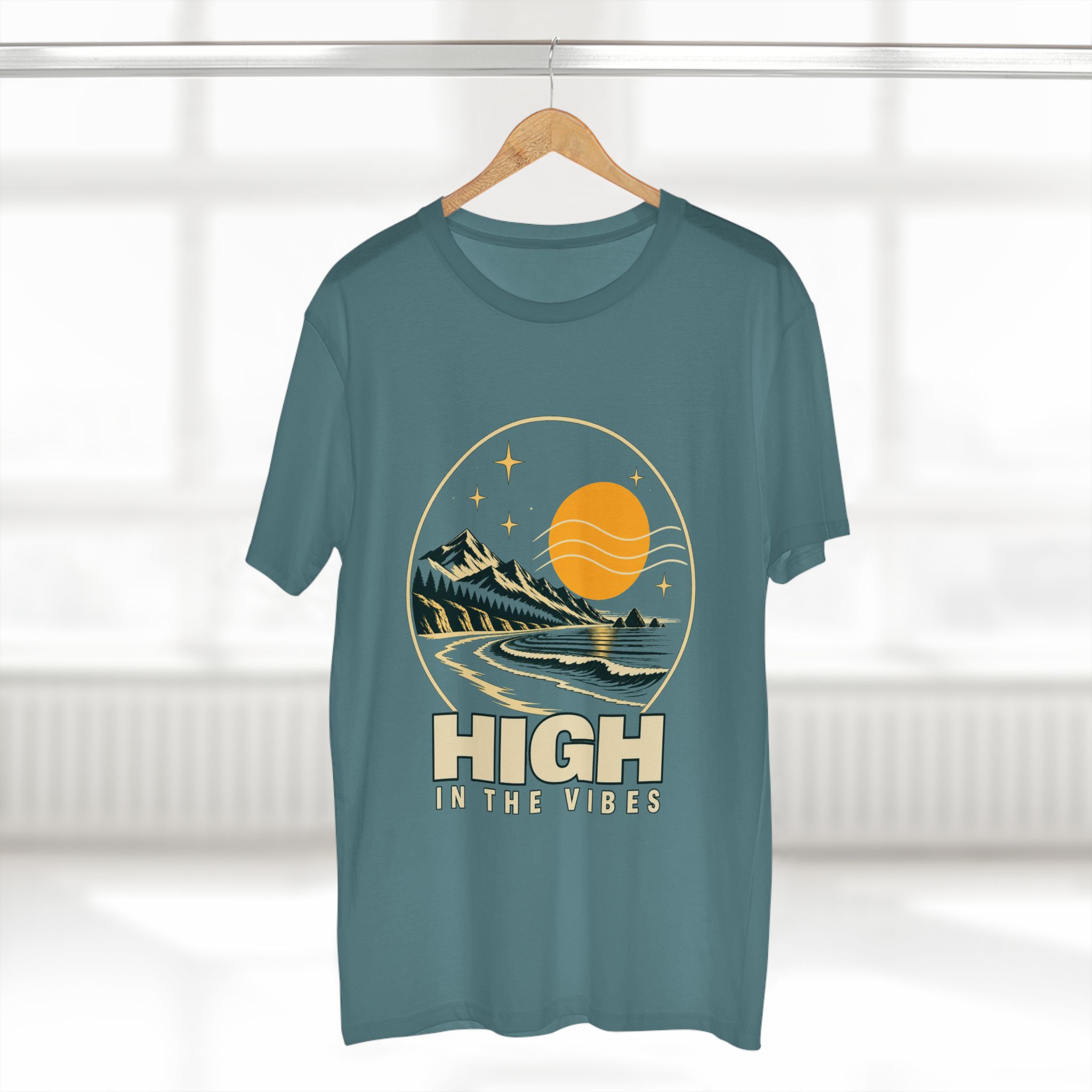 High in the Vibes - Premium T-Shirt - Image 4