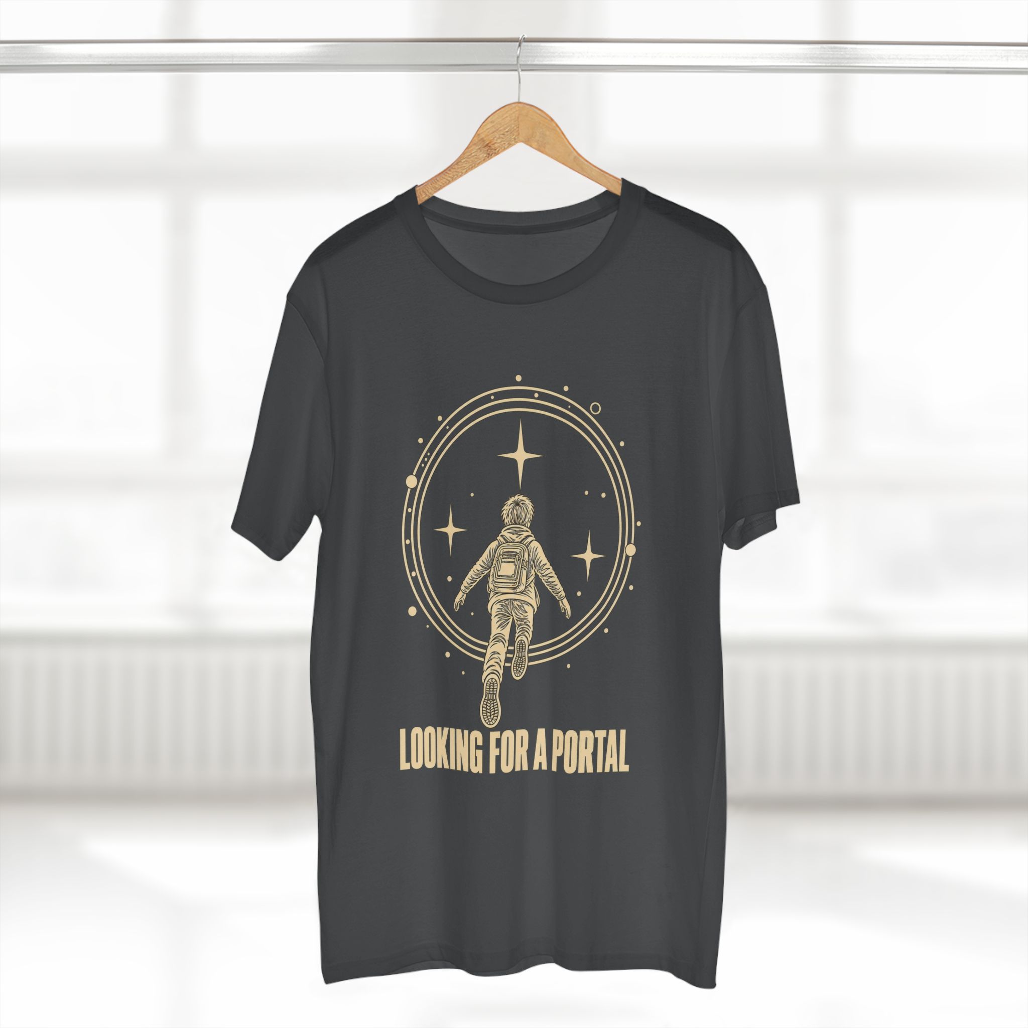 Looking for a Portal — Premium T-Shirt - Image 4